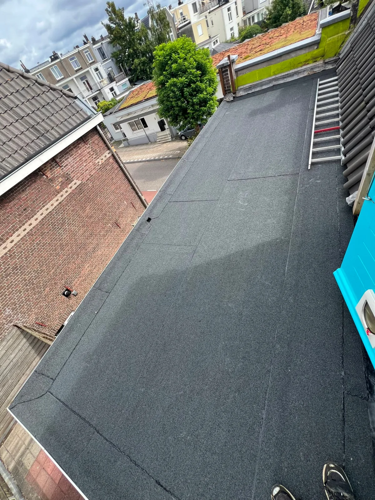 Platte daken & bitumen project van Dakonderhoud van Empel